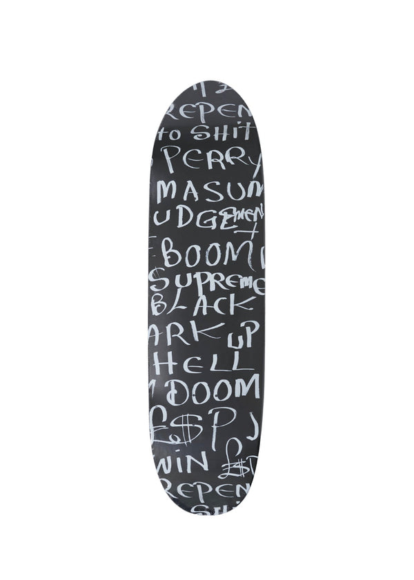 SUPREME X LEE SCRATCH PERRY BLACK ARK CRUISER DECK FLUORESCENT BLACK